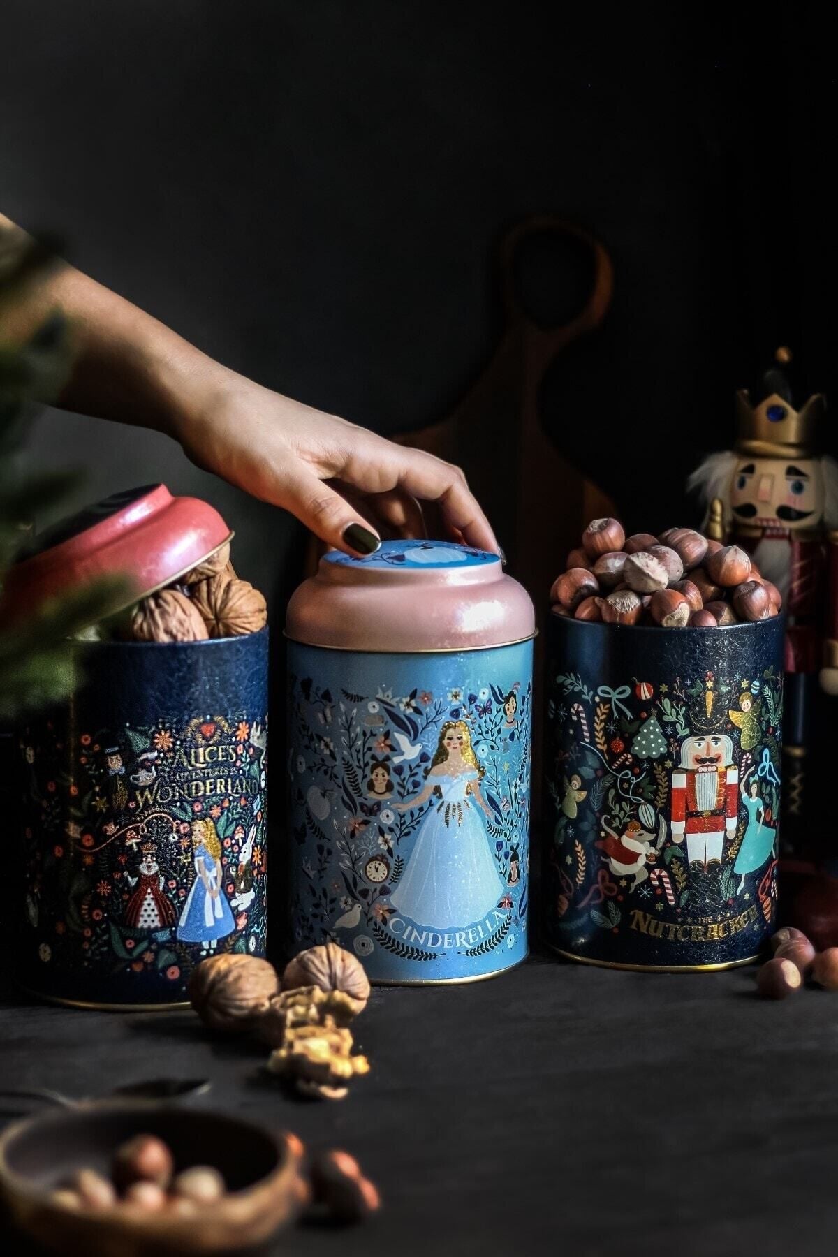 Evle Silindir Saklama Kabı Ø105 3 lü Set, Tales