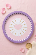 Evle Ee197-1e Mosaic Love Desenli Yuvarlak Tepsi 32 Cm