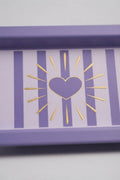 Evle Ee168-1e Mosaic Love Desenli Oval Tepsi 16x35 Cm
