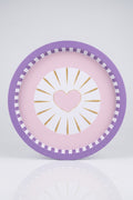 Evle Ee197-1e Mosaic Love Desenli Yuvarlak Tepsi 32 Cm