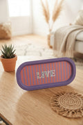Evle Ee168-1e Mosaic Love Desenli Oval Tepsi 16x35 Cm