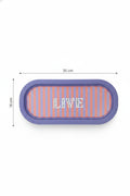 Evle Ee168-1e Mosaic Love Desenli Oval Tepsi 16x35 Cm