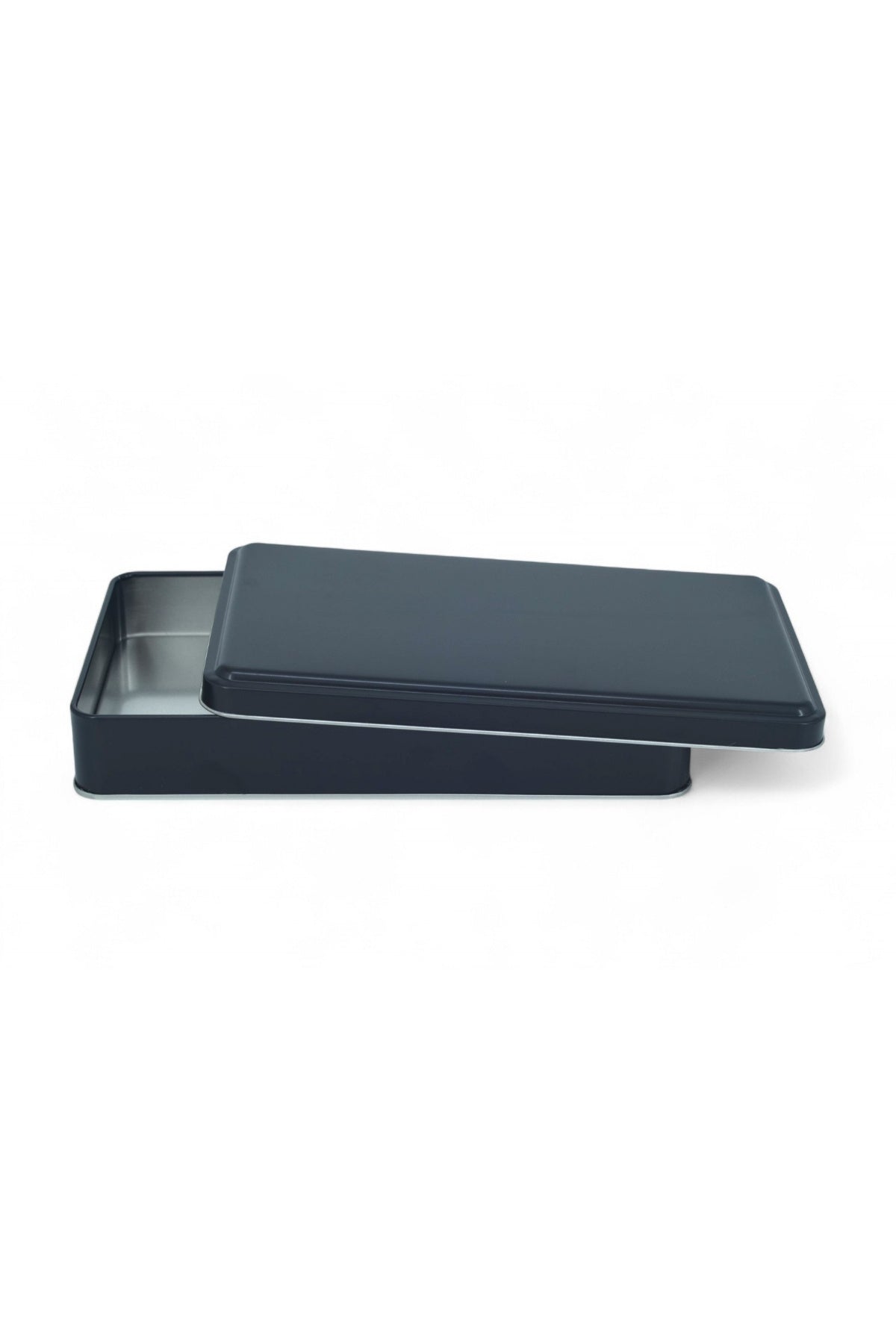 Kontensan 140x240x50 mm Metal Kapaklı Baskısız Metal Kutu, Mat Beyaz, 48 Adet
