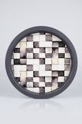 Evle Ee197-1e Mosaic Love Desenli Yuvarlak Tepsi 32 Cm