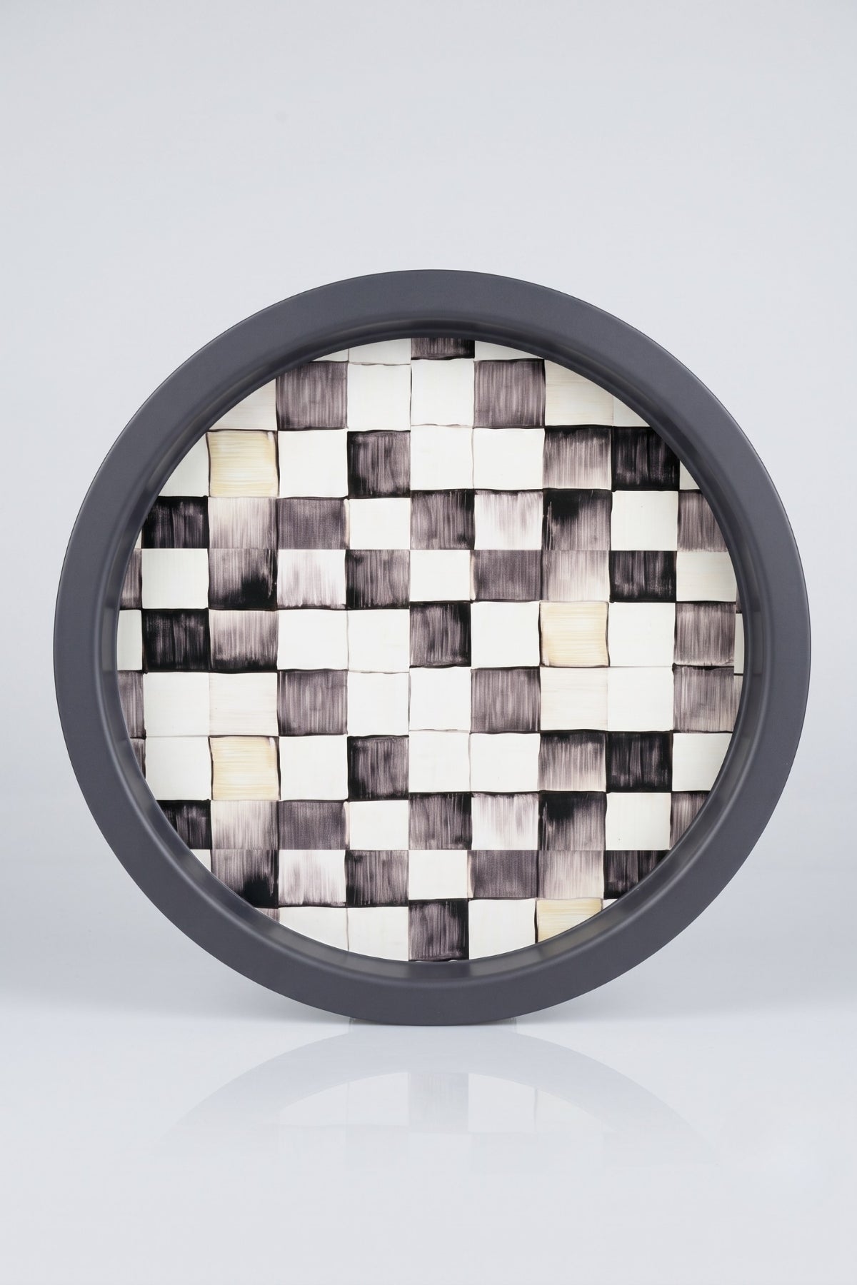 Evle Ee197-1e Mosaic Love Desenli Yuvarlak Tepsi 32 Cm