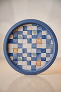 Evle Ee197-1e Mosaic Love Desenli Yuvarlak Tepsi 32 Cm