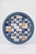 Evle Ee197-1e Mosaic Love Desenli Yuvarlak Tepsi 32 Cm