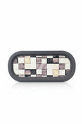 Evle Ee168-1e Mosaic Love Desenli Oval Tepsi 16x35 Cm