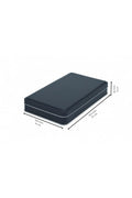 Kontensan 140x240x50 mm Metal Kapaklı Baskısız Metal Kutu, Mat Beyaz, 48 Adet