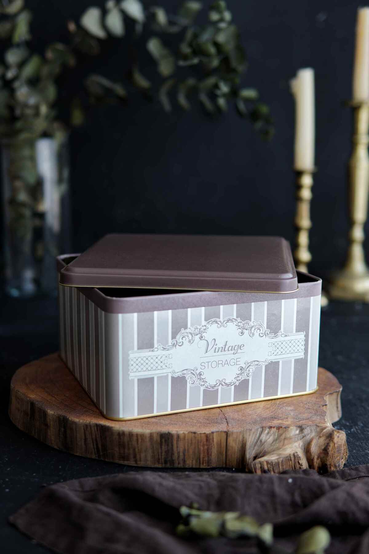 Evle Kare Kutu, 198x198x100 mm, 3,7 lt, Bird Cage Gold