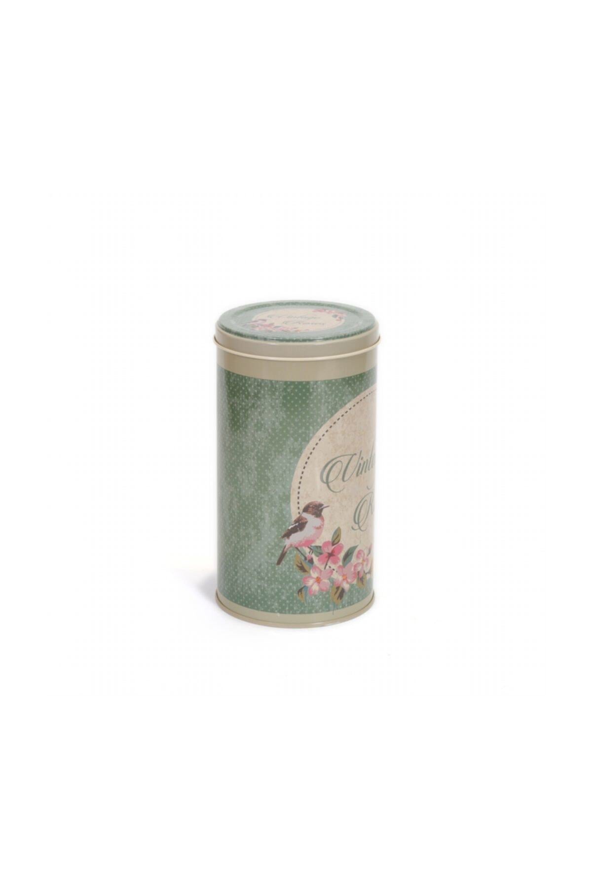 Evle Yuvarlak Kutu, Ø105x190 mm, 1,5 lt, SN_Vintage Flowers