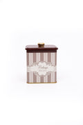 Evle Kare Kutu, 120x120x137 mm, Topuz Kulplu, 1,8 lt, Circus Cream