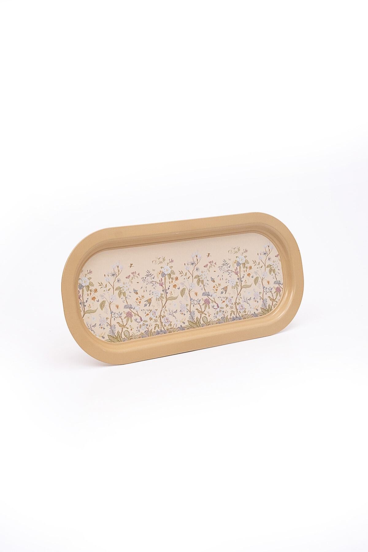 Evle Ee168-1e Mosaic Love Desenli Oval Tepsi 16x35 Cm