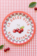 Evle Ee197-1e Mosaic Love Desenli Yuvarlak Tepsi 32 Cm