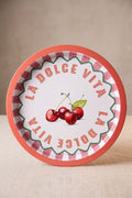 Evle Ee197-1e Mosaic Love Desenli Yuvarlak Tepsi 32 Cm