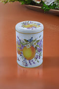 Evle Yuvarlak Kutu, Ø105x150 mm, 1,1 lt, SN_Vintage Flowers