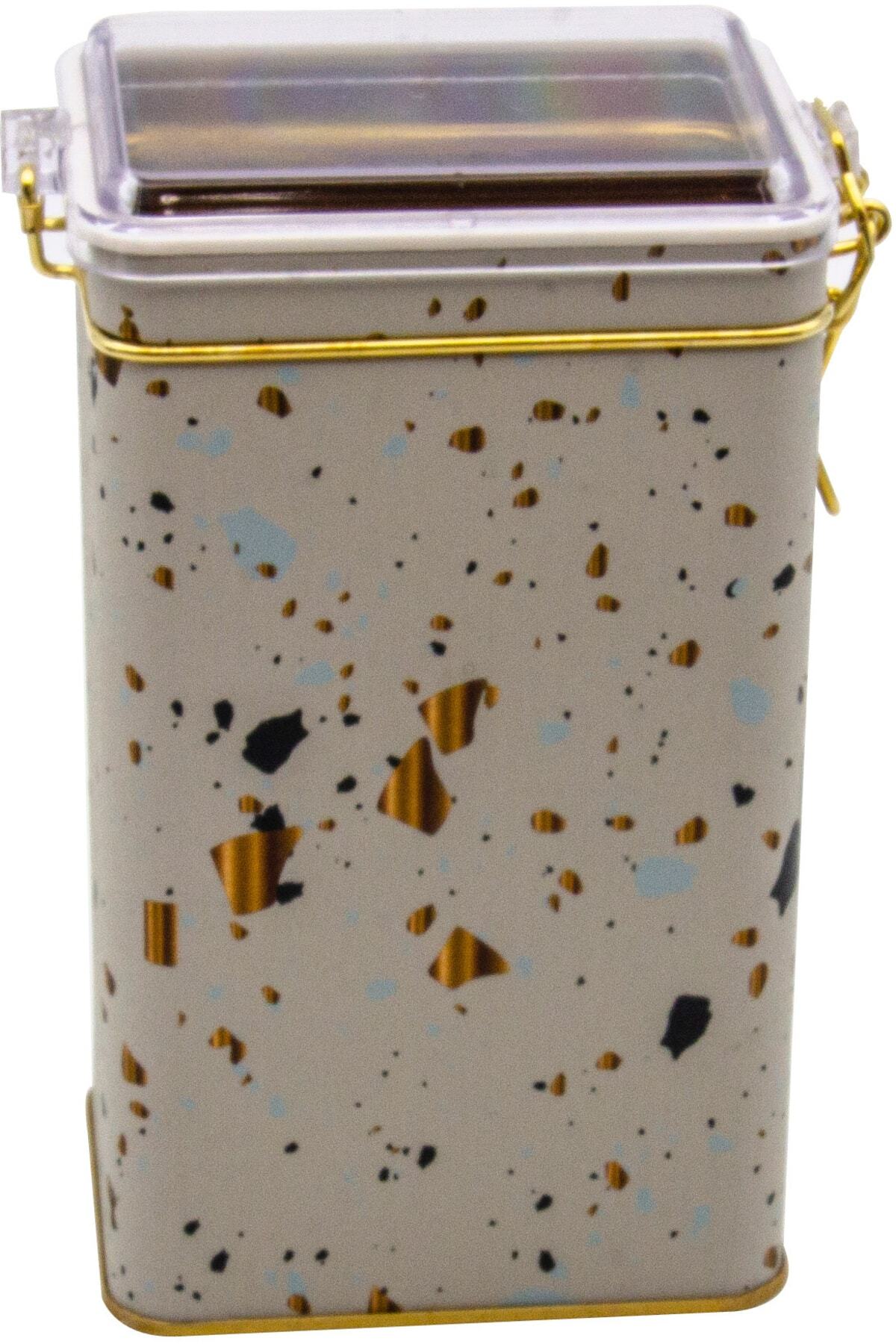 Evle Dikdörtgen Kutu, 75x100x170 mm, Şeffaf Kilitli Kapak, 1,1 lt, Botanica Yellow
