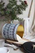 Evle Yuvarlak Kutu, Ø175x180 mm, Topuz Kulplu, 4,1 lt, Mosaic Love