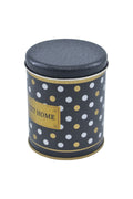 Evle Yuvarlak Kutu, Ø90x110 mm, 0,6 lt, Checkers Blue_Swt Home