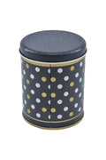 Evle Yuvarlak Kutu, Ø90x110 mm, 0,6 lt, Checkers Blue_Swt Home
