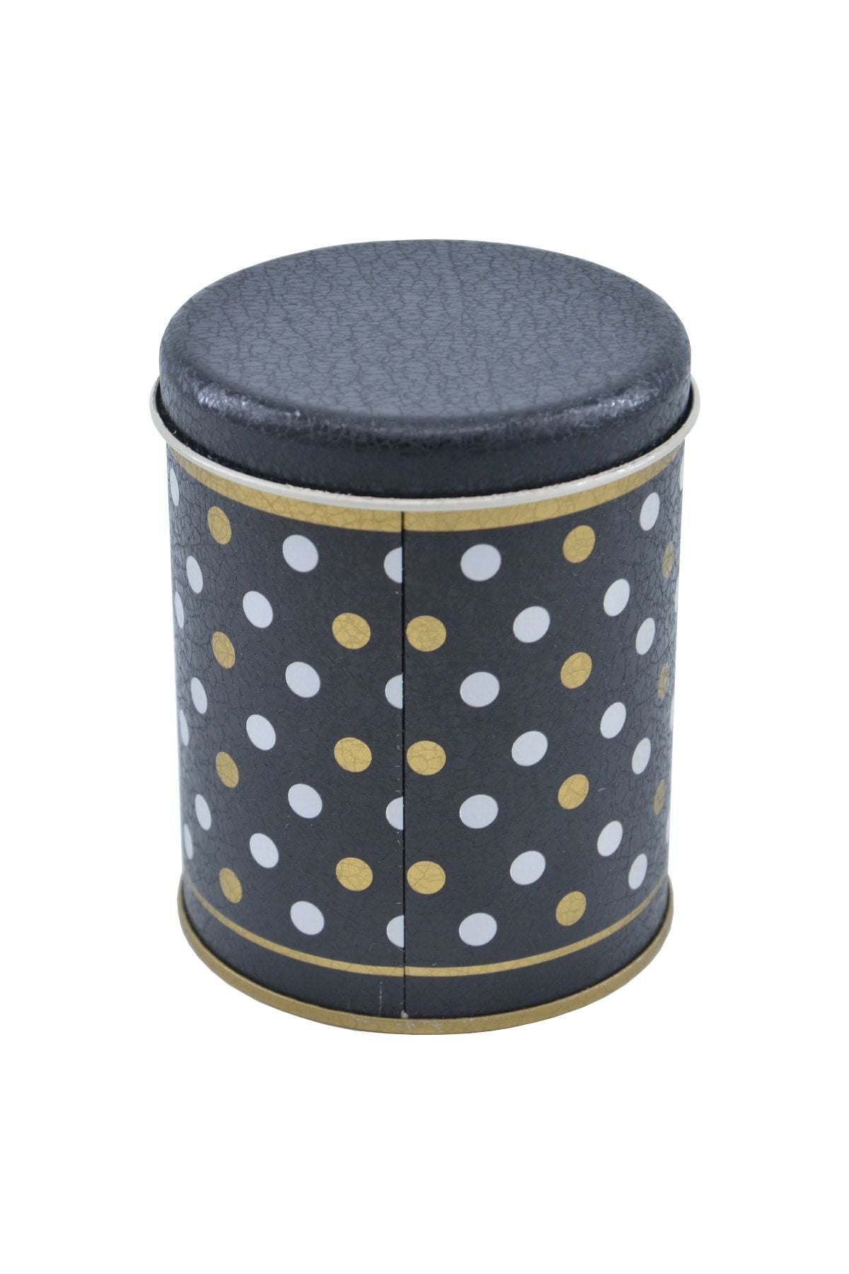 Evle Yuvarlak Kutu, Ø90x110 mm, 0,6 lt, Checkers Blue_Swt Home