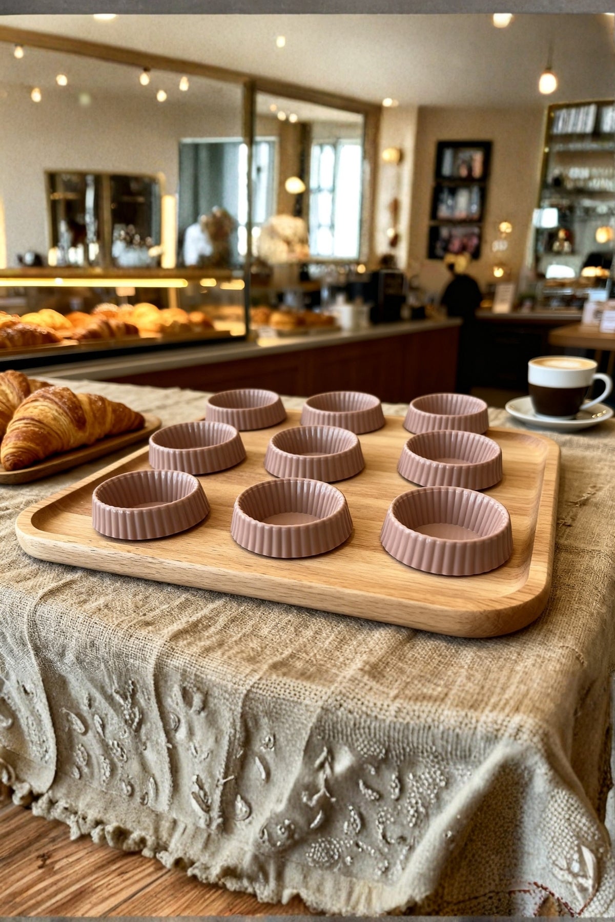 Evle 12 li Katlanabilir Tırtıklı Muffin Kalıbı TR