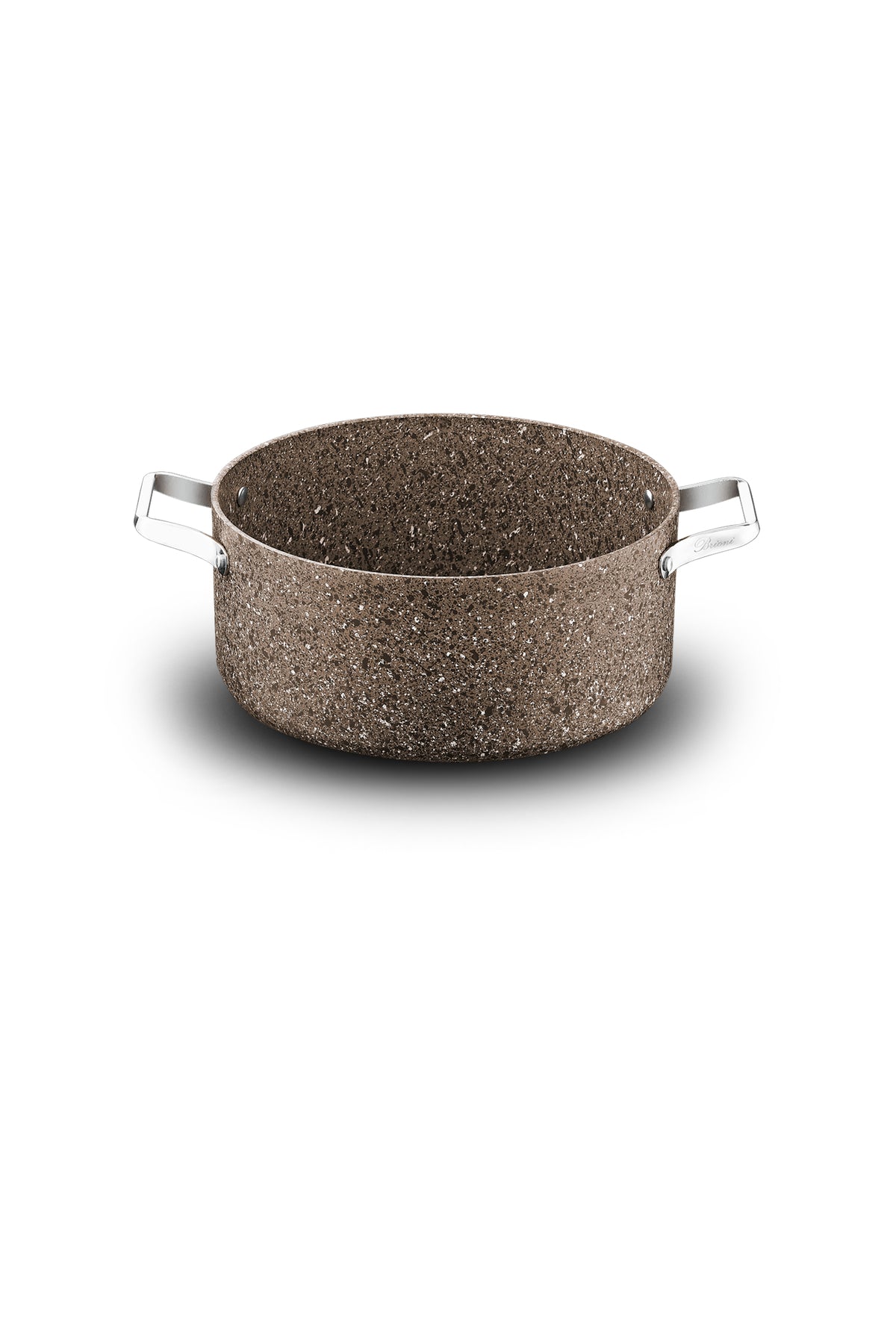 Brioni Stone-Age Terra 28 cm Çizilmez Yanmaz Yapışmaz İndüksiyonlu Derin Tencere