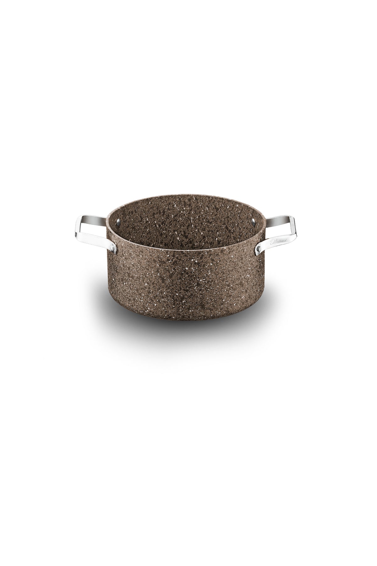 Brioni Stone-Age Terra 24 cm Çizilmez Yanmaz Yapışmaz İndüksiyonlu Derin Tencere