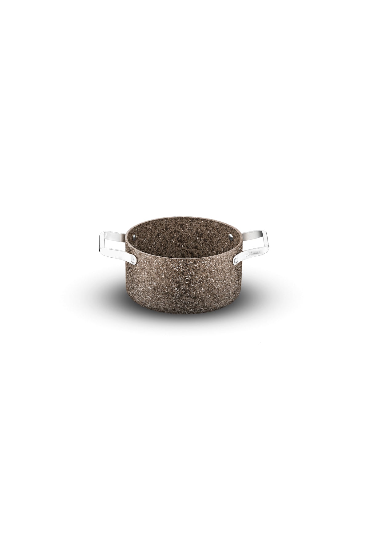 Brioni Stone-Age Terra 20 cm Çizilmez Yanmaz Yapışmaz İndüksiyonlu Derin Tencere