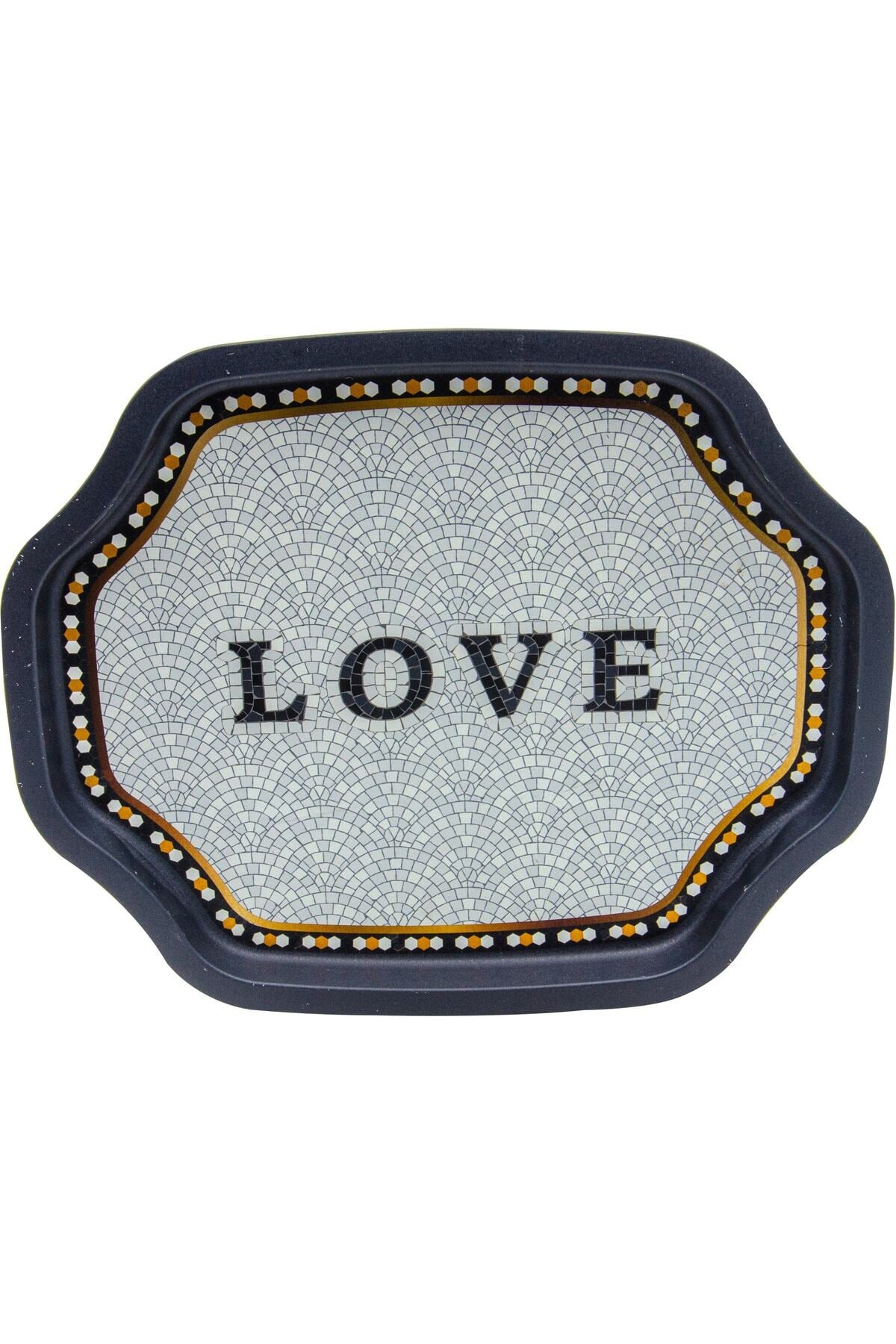Evle Tepsi, Büyük Sekizgen, 278x332 mm, Mosaic Love