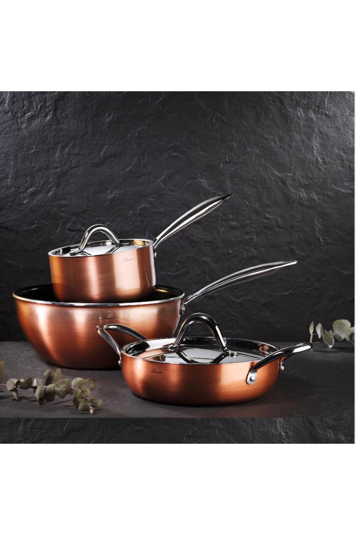 Brioni Copperfield 26 Cm Wok Tava Indiksiyon Cpf147