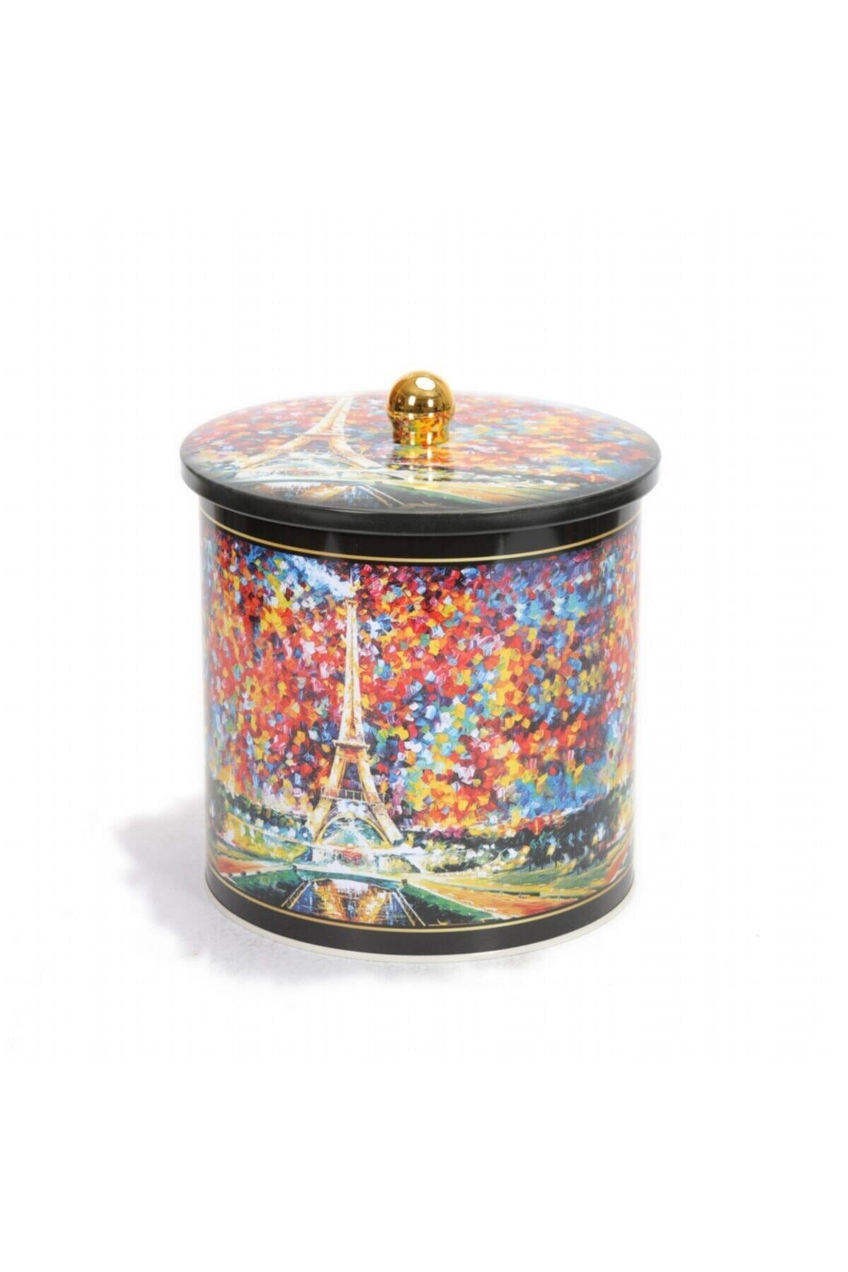 Evle Yuvarlak Kutu, Ø175x180 mm, Topuz Kulplu, 4,1 lt, Afremov Paris