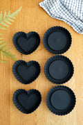 Evle 6lı Mini Tart Kalıbı, Platinium Silikon, MYS30023