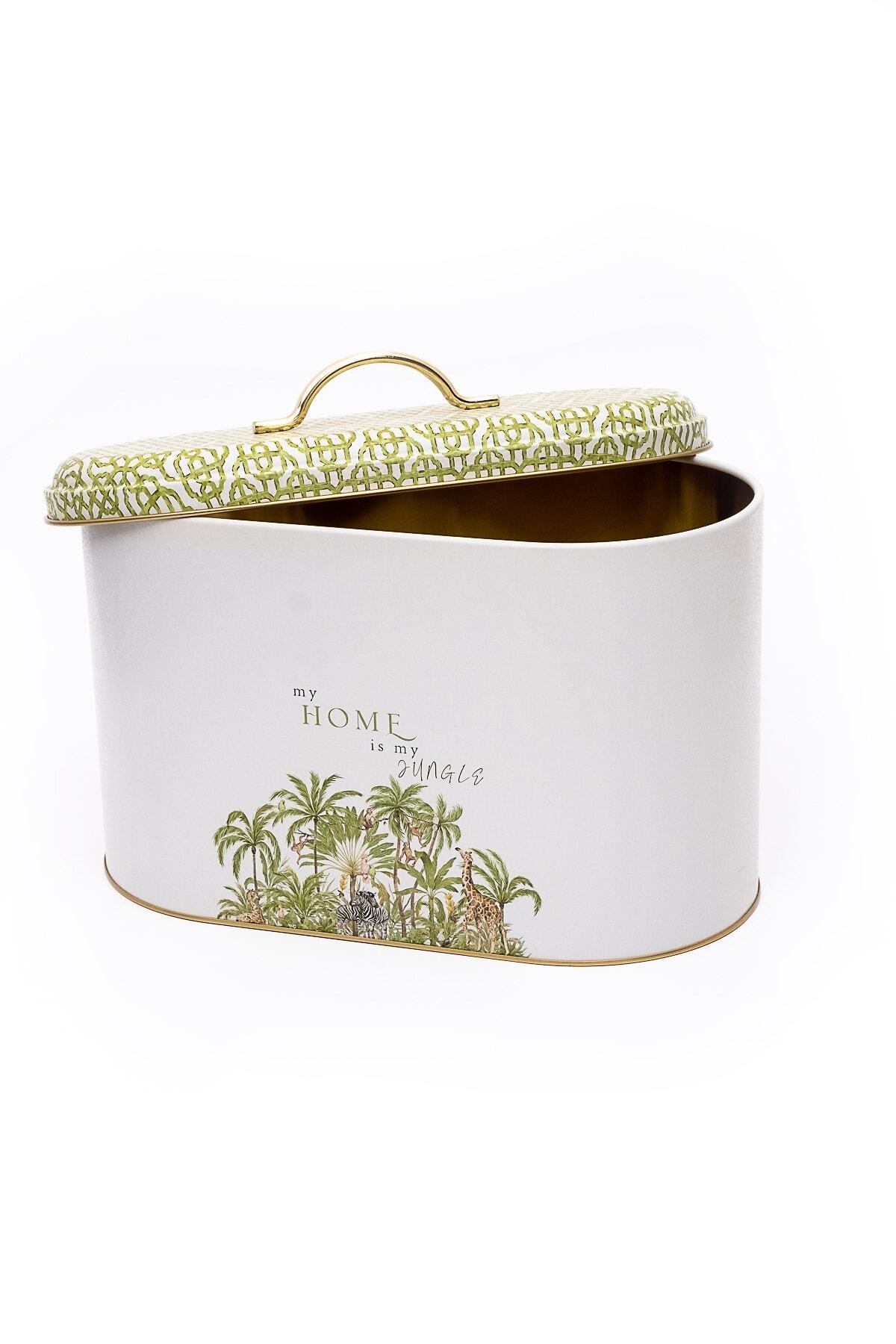 Evle Oval Ekmek Kutusu, 10,4 lt, Retro Bakery