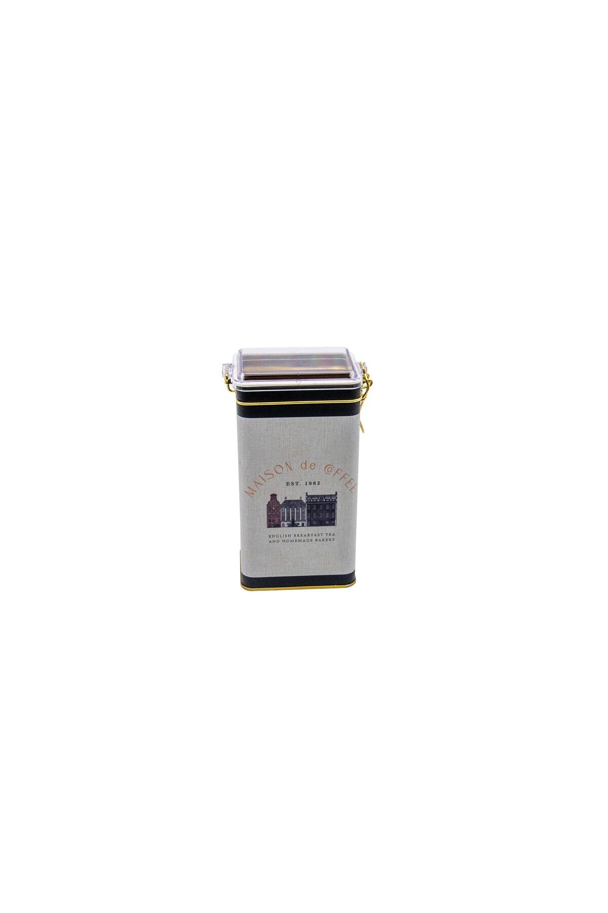 Evle Er053-1f Circus Cream Desenli Dikdörtgen Metal Saklama Kabı 8x10 Cm