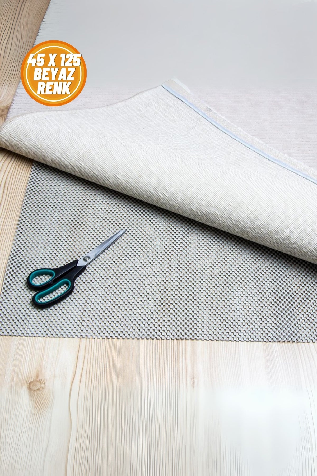 Evle Halı Kaydırmaz, Torpido Koruyucu, Masa Koruyucu Örtü, Araba Göğüs Koruyucu 45x125 Cm, Gri
