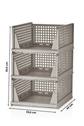Evle Fold & Go Katlanır 3lü Organizer Kayar Raf