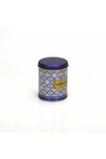 Evle Yuvarlak Kutu, Ø90x110 mm, 0,6 lt, Checkers Blue_Swt Home