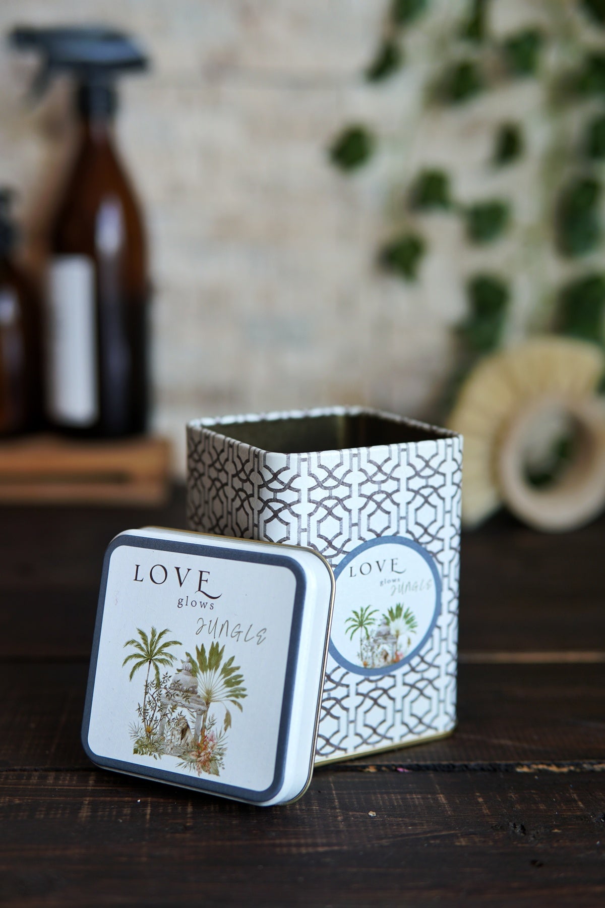 Evle Kare Kutu, 75x75x102 mm, 0,5 lt, Mosaic Love