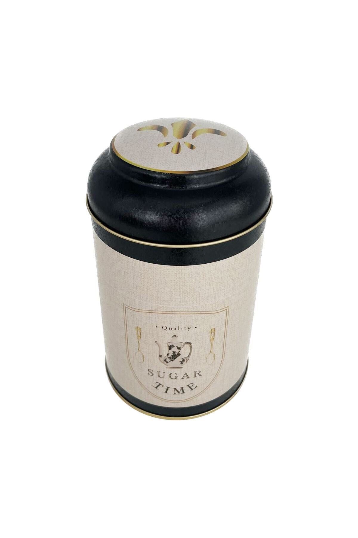 Evle Yuvarlak Kutu, Ø105x150 mm, Kubbe Kapak, 1,1 lt, City Tea