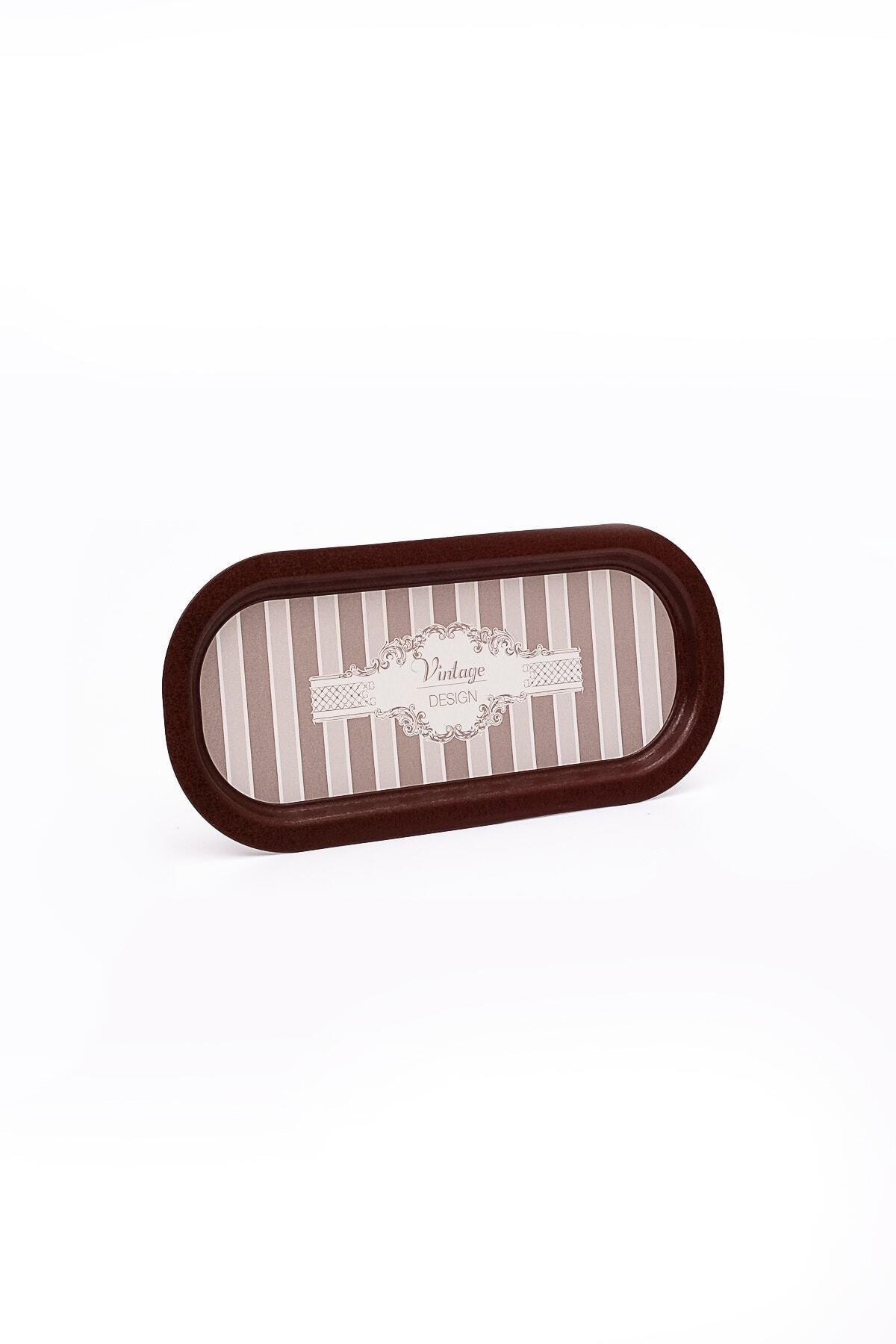 Evle Ee168-1e Mosaic Love Desenli Oval Tepsi 16x35 Cm