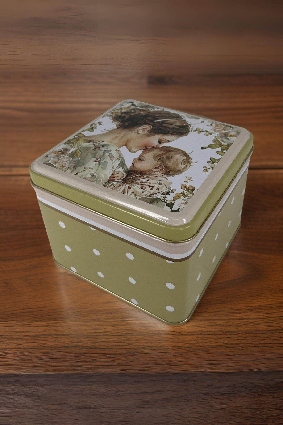 Evle Kare Kutu,158x158x87 mm,2.2 lt., Circus Cream