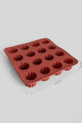 Evle 16 Gözlü Silikon Çiçek Kek Kalıbı – Derin Mini Çiçek Form, Yapışmaz Fırın Kalıbı (24,5 x 24,5 cm)