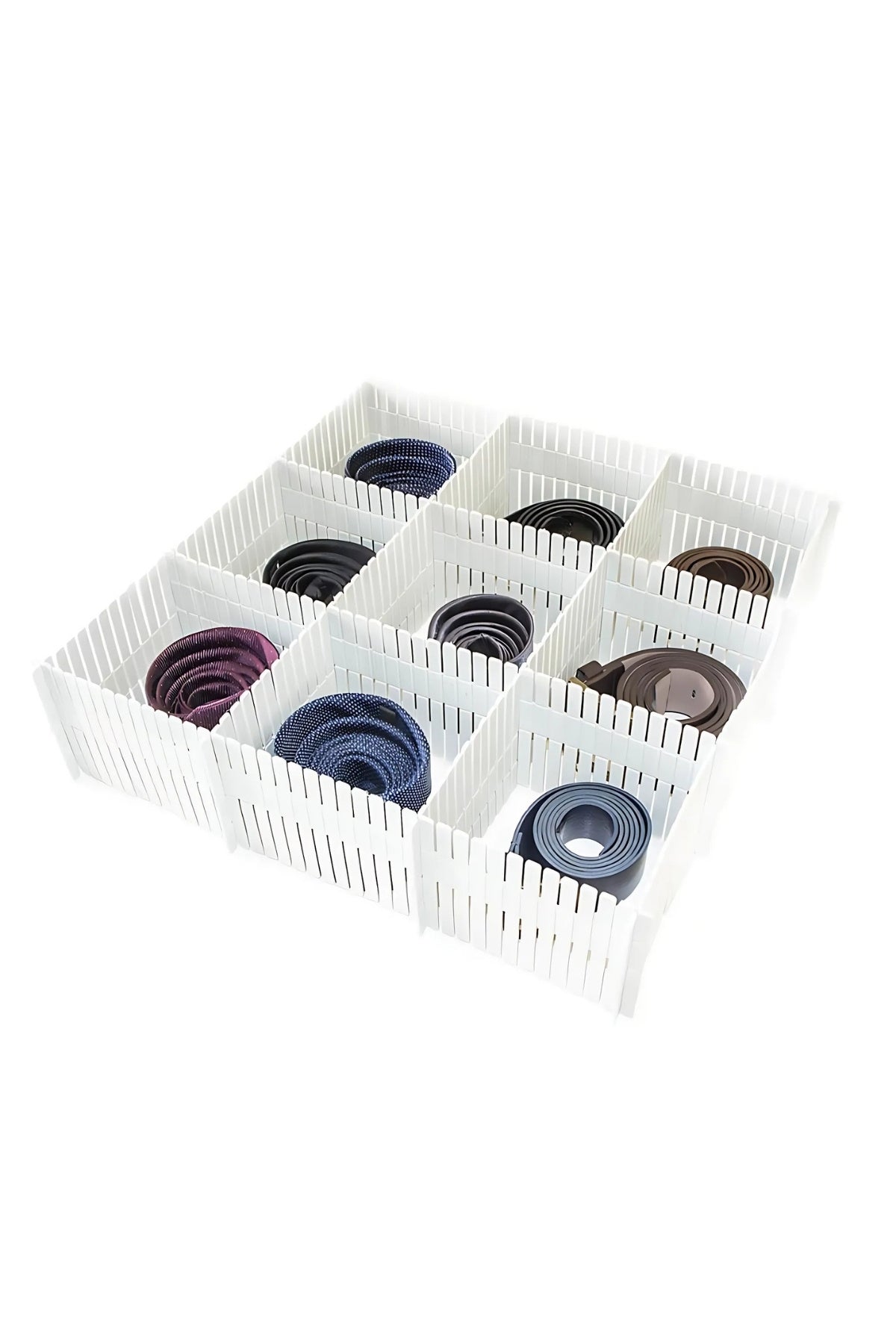 Evle Çekmece Düzenleyici 4'lü 10x40 - Çok Amaçlı Ayarlanabilir Bölmeli Organizer