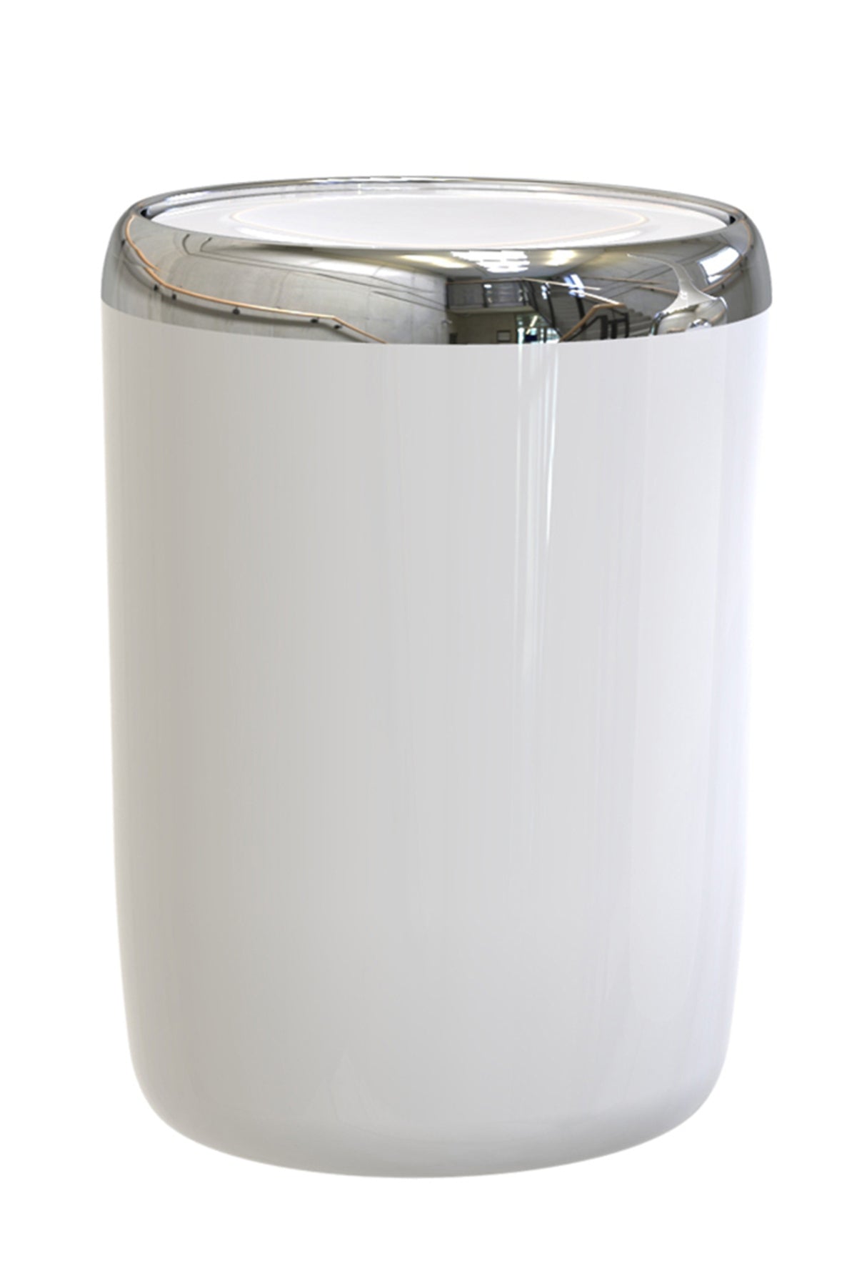 Primanova M-SAS04-01-P Lima Xl Krom Dekorlu Banyo Seti / Beyaz