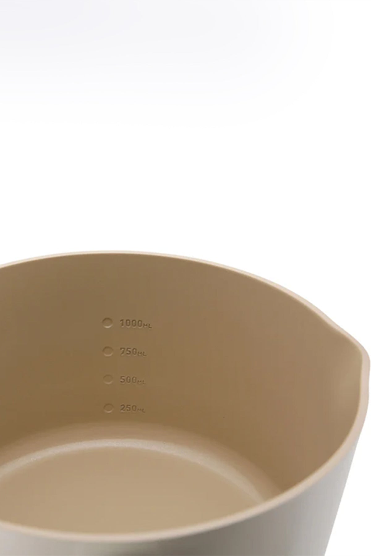 Neoflam D-NEOF216 Fika Alüminyum Döküm Süt Tavası Cam Kapaklı 16Cm Bej