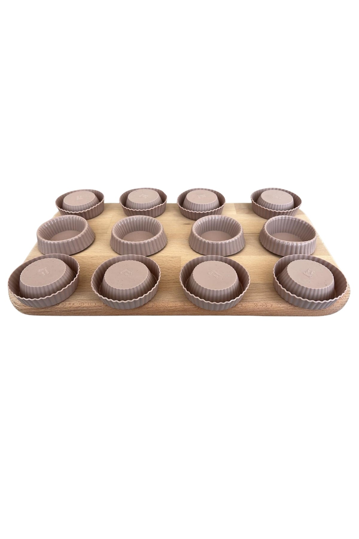 Evle 12 li Katlanabilir Tırtıklı Muffin Kalıbı TR