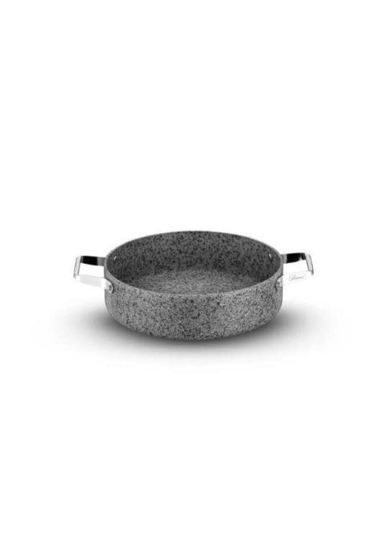 Brioni Stone-Age Çizilmez Yanmaz Yapışmaz 22 cm Basık Tencere SH-122