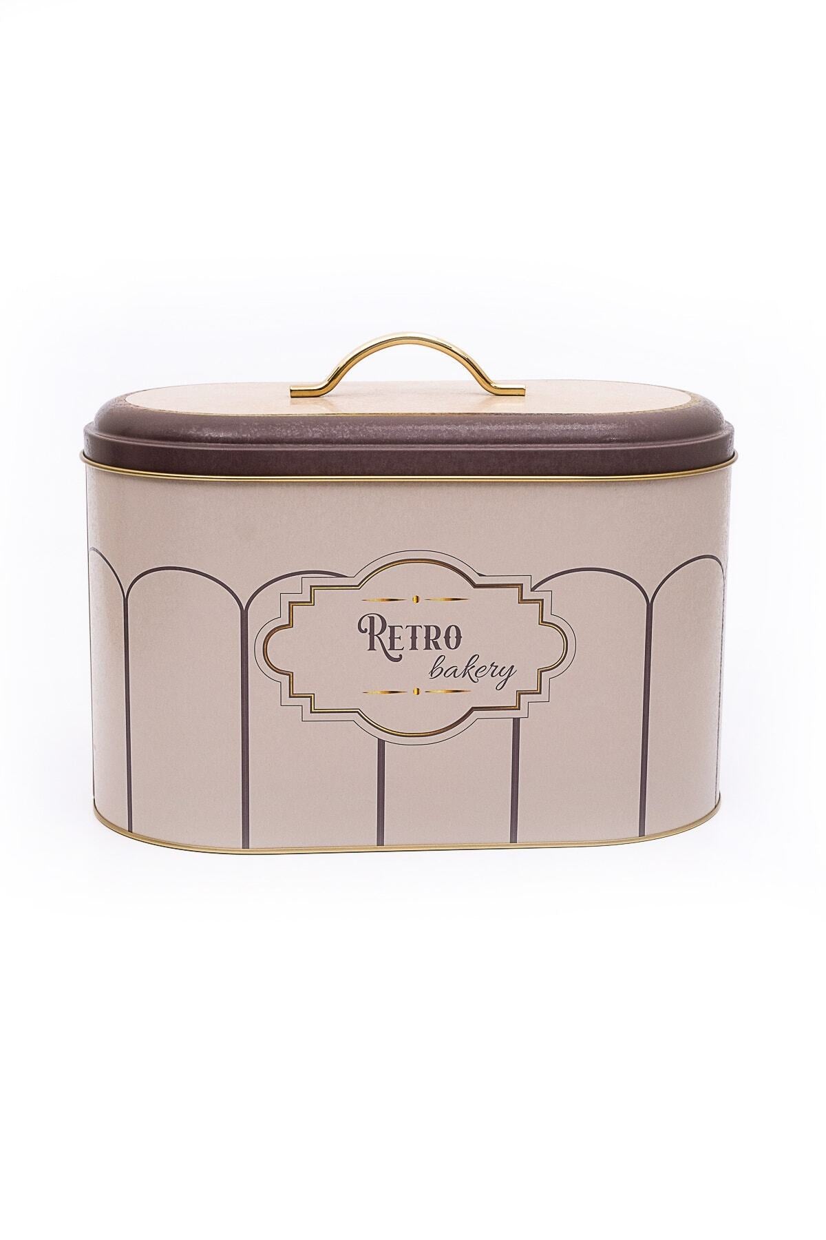 Evle Oval Ekmek Kutusu, 10,4 lt, Retro Bakery