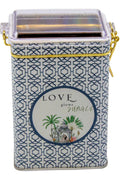 Evle Dikdörtgen Kutu, 75x100x150 mm, Şeffaf Kilitli Kapak, 1 lt, Mosaic Love